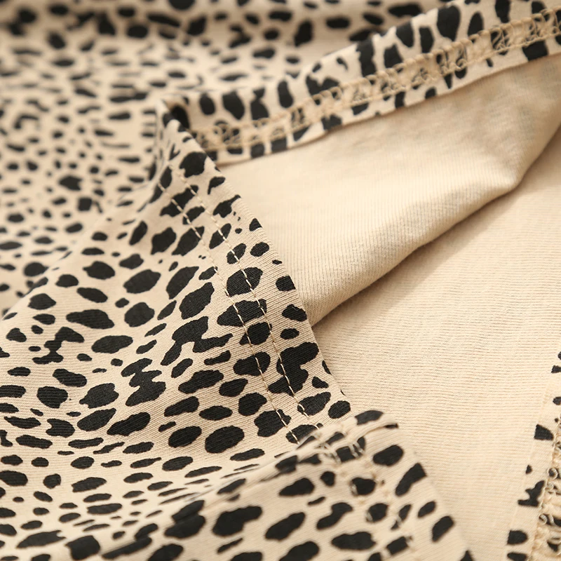 Мини юбка bomb леопардовой расцветки для девочек элегантная летняя хлопковая в