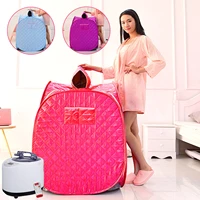 portable folding steam sauna spa room tent without steamer free ship for one person or two people weight loss full body slimming
