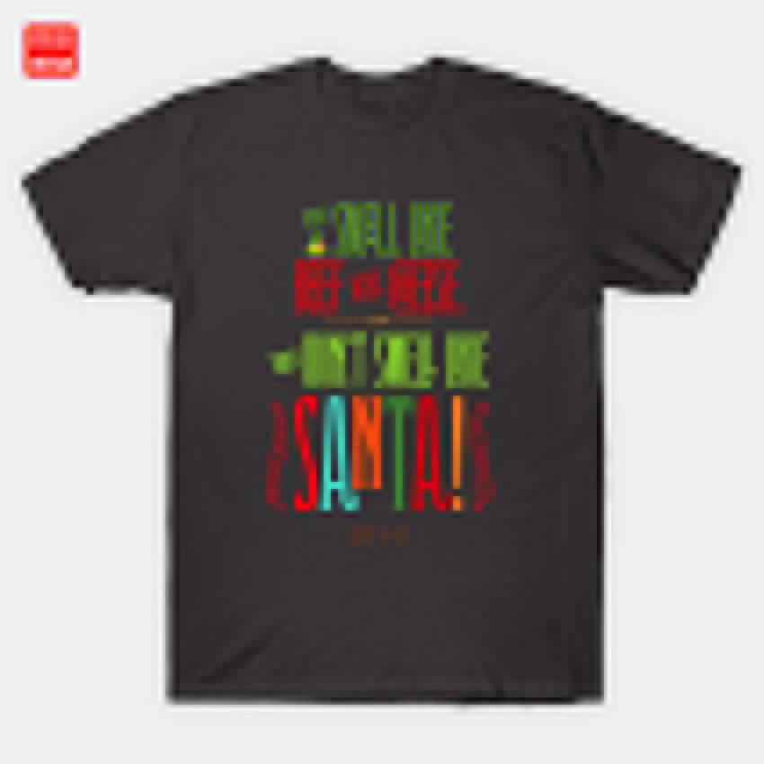 Вы не пахнете Сантой! Футболка Рождественская Цитата эльф Бадди фильм