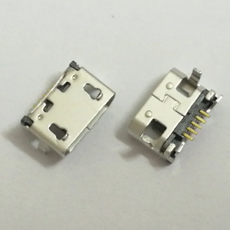10 шт. разъем Micro USB Женский 5-контактный для зарядки Lenovo A10-70 A370E A3000 A3000H A5000 A7600 A7600H S910