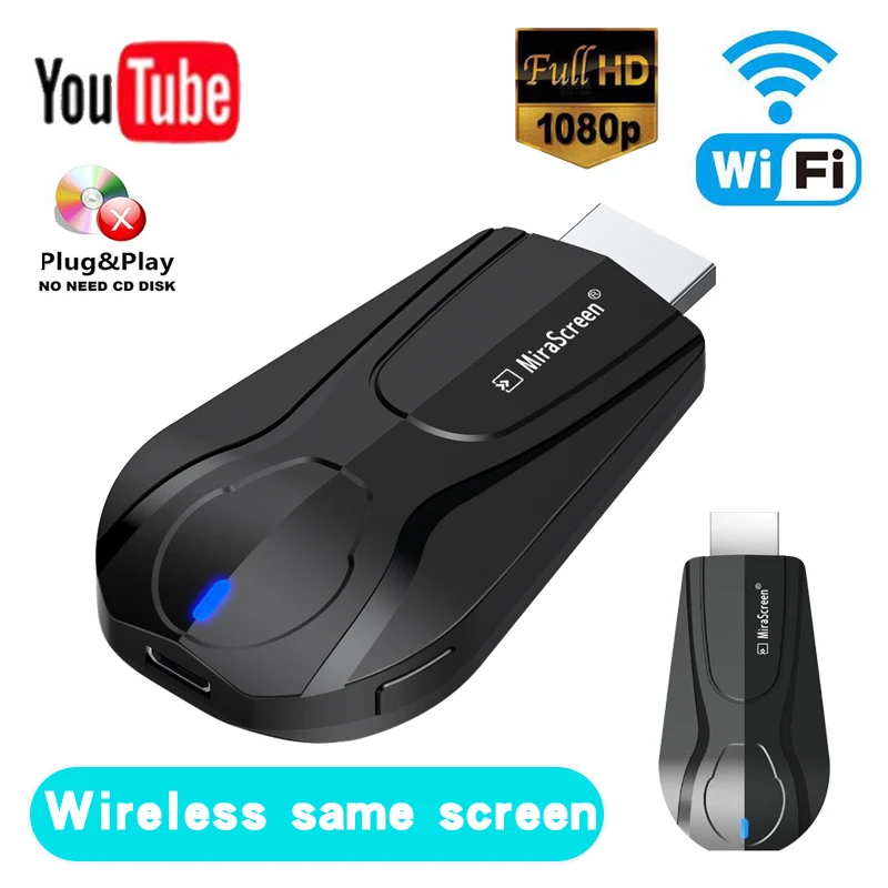 Адаптер для экрана Anycast mira tv buddy Share mirascreen 1080P TV Dongle Беспроводной Дисплей приемник