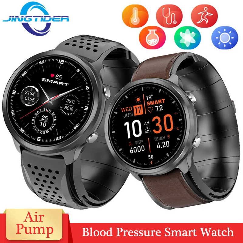 

Смарт-часы мужские с воздушным насосом, пульсометром и измерением давления