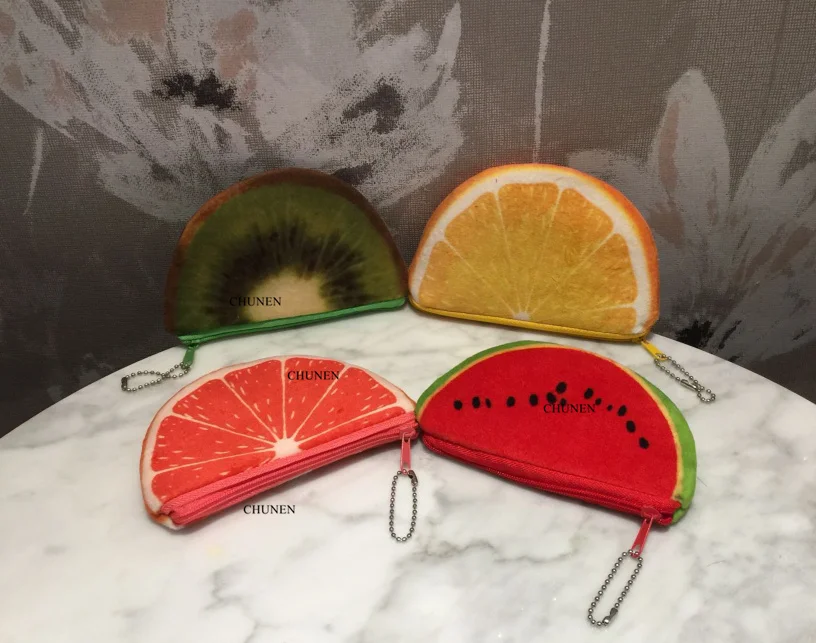 Мульти дизайн милые фрукты плюшевый Кошелек Игрушки 9 10 см игрушечный