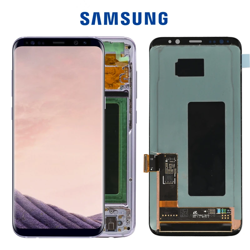 5 8 ''оригинальный экран дисплея S8 для SAMSUNG Galaxy сменный ЖК-экран с сенсорным