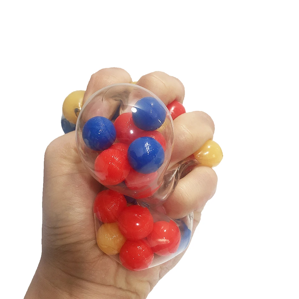 Снятие Стресса с лица красочный шар аутизм настроение сжимание здоровая игрушка