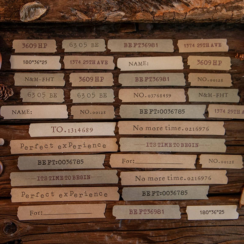 60 шт. наклейки в стиле ретро с надписями на английском языке | Дом и сад