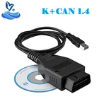 Профессиональный для VAG K + CAN Commander 1,4 с чипом FTDI FT232RQ PIC18F25K80, диагностический интерфейсный кабель OBD2, VAG K-line