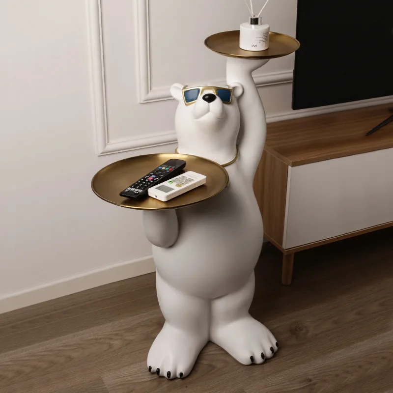 

FQ Sofa Side Table Art Creative Floor Tea Table Shelf