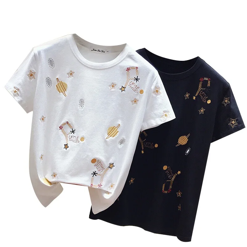 

Short Sleeve T Shirt Women 2020 Summer Fashion Cotton Loose Top