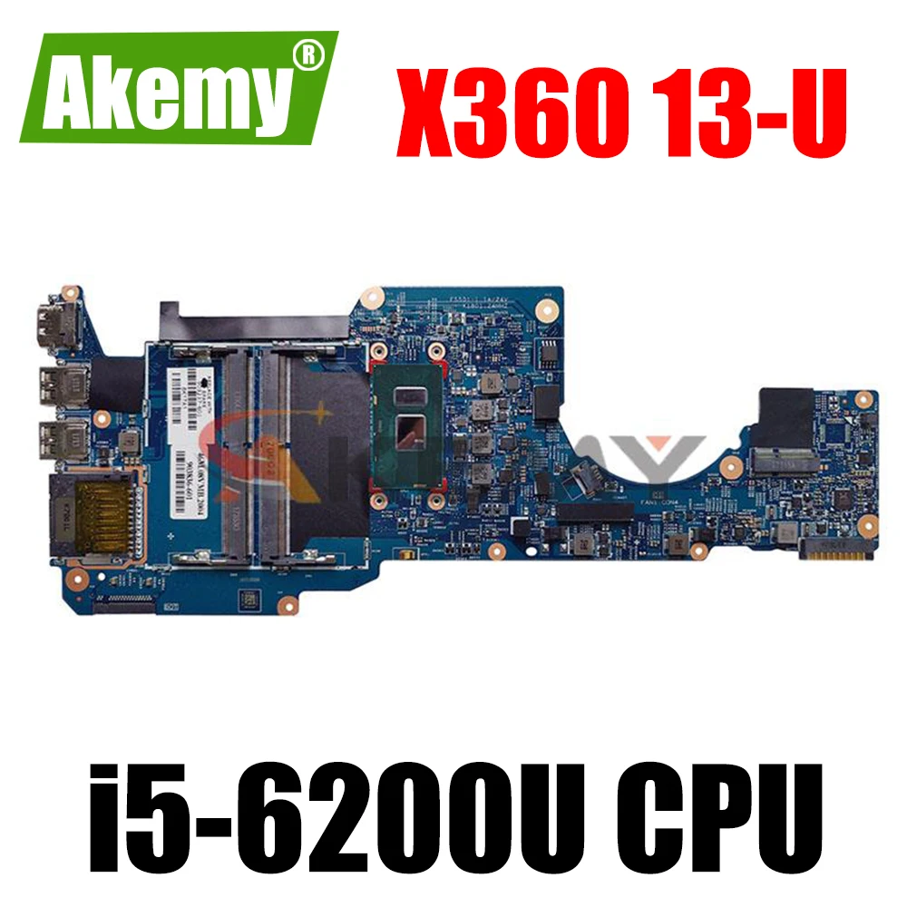 

Материнская плата DDR4 для ноутбука HP X360 13-U 14-AM 855964-601 855964-501 855964-001 15256-1 448.07M07.0011 W/ i5-6200U CPU