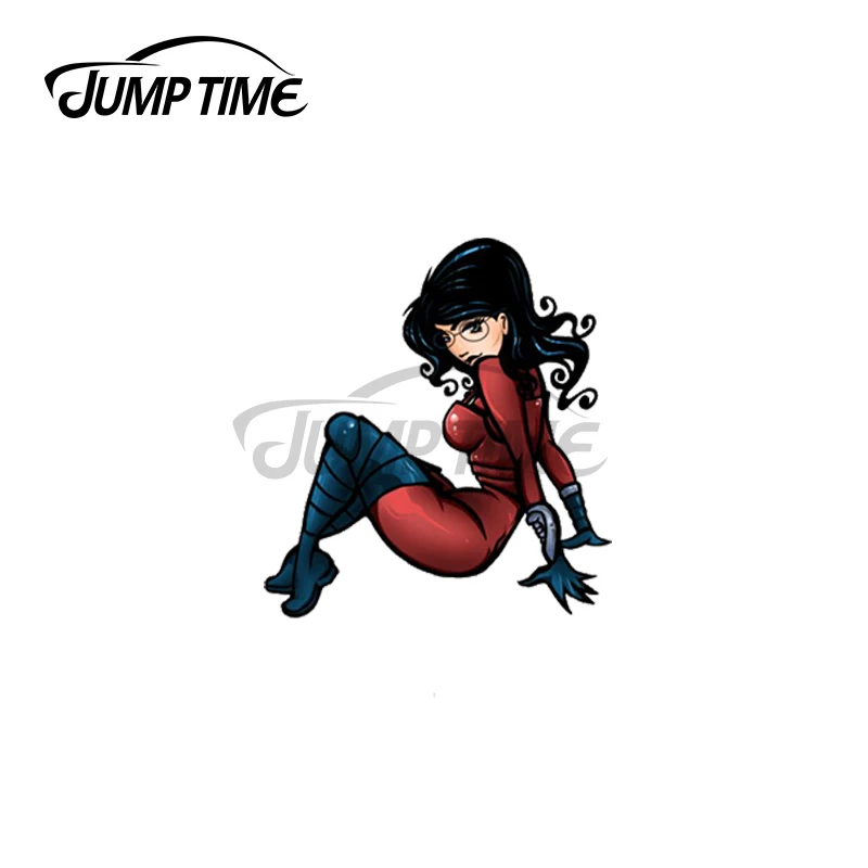 

Время скакания 13x10 см для кобры, баронетки, Алые, милые автомобильные наклейки для девочек, красивая наклейка на холодильник, Мультяшные автомобильные аксессуары, украшение