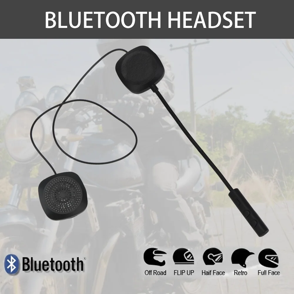 

Стереонаушники для мотоциклетного шлема с поддержкой Bluetooth 5,0