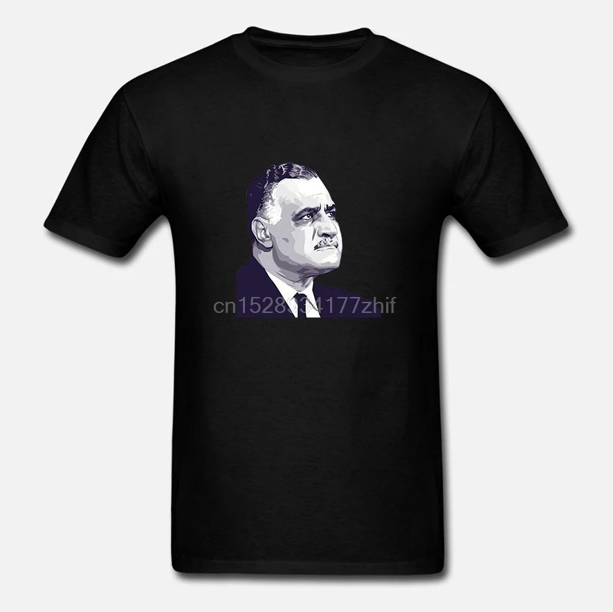 Gamal Abdel Nasser Египет Арабская революция мужские Забавные футболки уличная мода