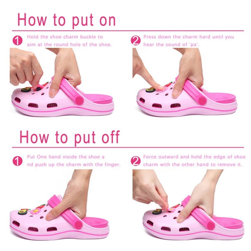 New 1pcs Witch Series PVC Shoe Charms Funny DIY garden Shoe Aceessories Fit croc clogs Buckle decorations kids Gifts jibz images - 6