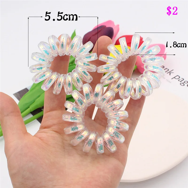 Новинка 2020 модная блестящая разноцветная спиральная закручивающаяся
