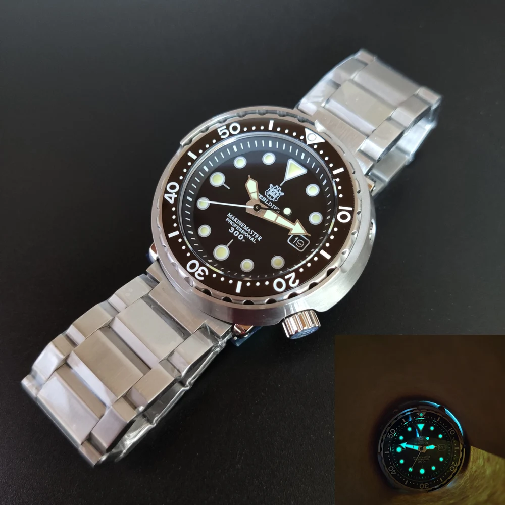 Дата часы для мужчин автоматические механические 316L твердые нержавеющая сталь