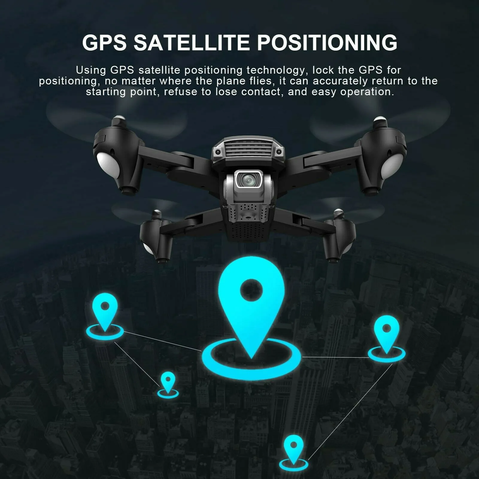 5G WIFI 3KM FPV GPS Foldable RC Drone With 6K HD Camera 2-Axis Gimbal Brushless Folding Unmanned Aerial Vehicle High Quality | Игрушки и