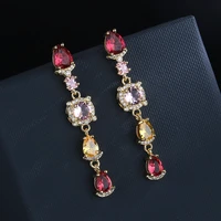 fashion pearl earrings women medium and long temperament 2021 new trend retro style engagement gift jewelry wholesale