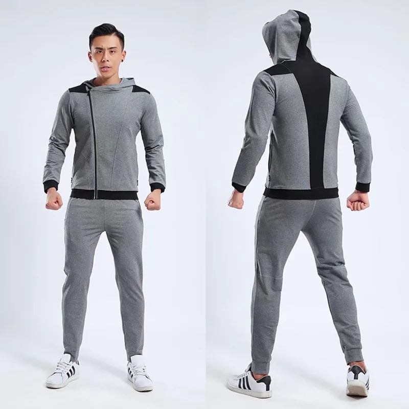 2019 высокоэластичные спортивные мужские брюки для бега спортивный комплект