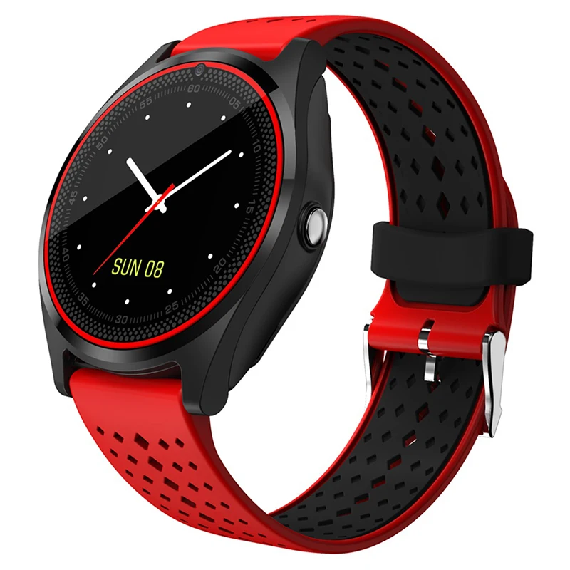 V9 Смарт-часы с камерой Bluetooth Smartwatch SIM карты шагомер наручные часы для телефона Android беспроводные устройства