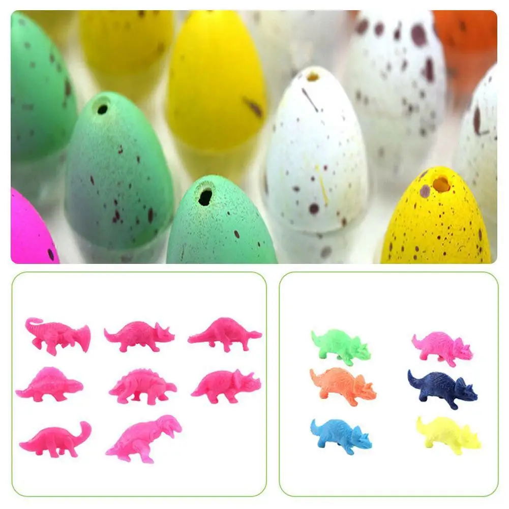 

Random Colors 6pcs Kids Toy Dinosaur Eggs Inflatable Surprise Growing For Children Gift Doll Hatching Toys Dinosaur K2R0