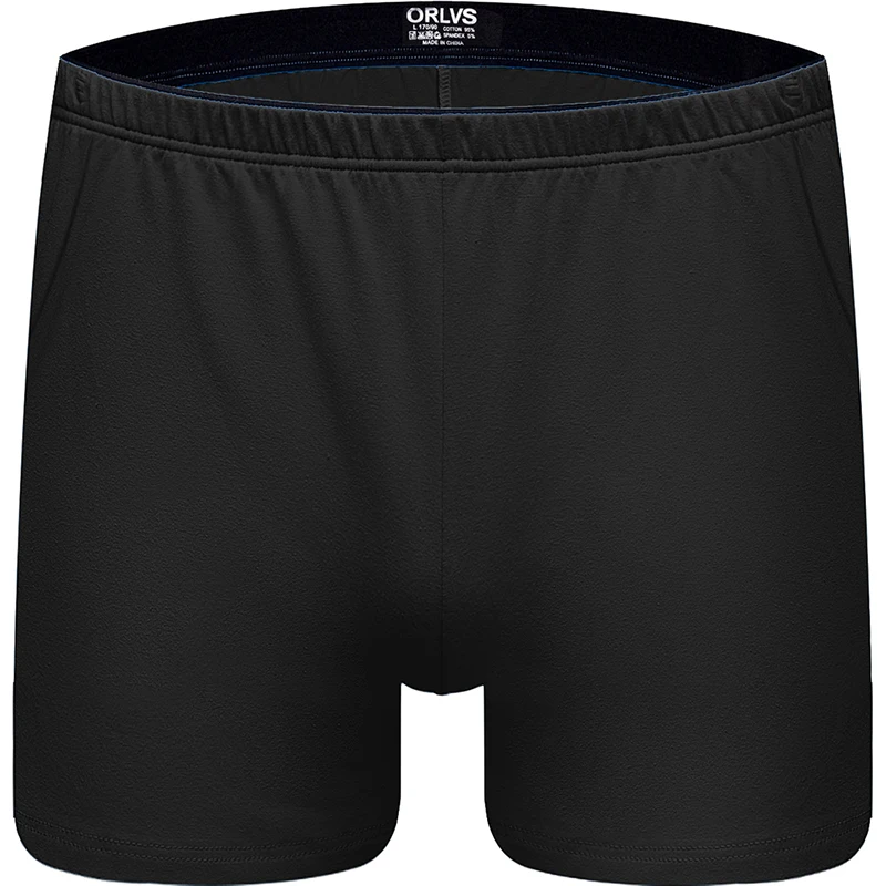 Мужские хлопковые трусы боксеры C 5 цветов Нижнее Белье для сна плавания или шорты