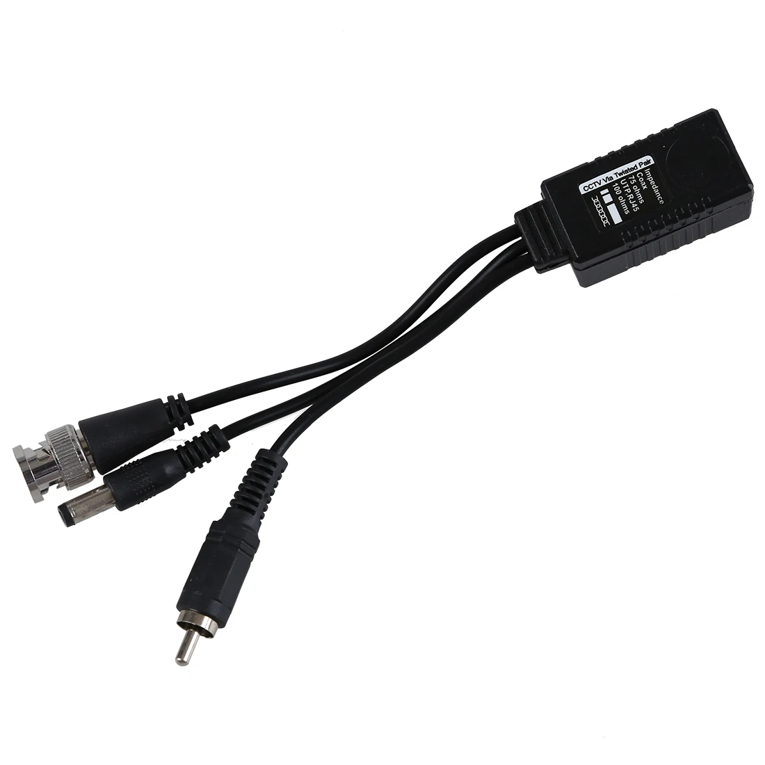 1 пара 3 в штекер BNC папа к RJ45 Аудио Видео Мощность балун трансивер для CCTV камеры |