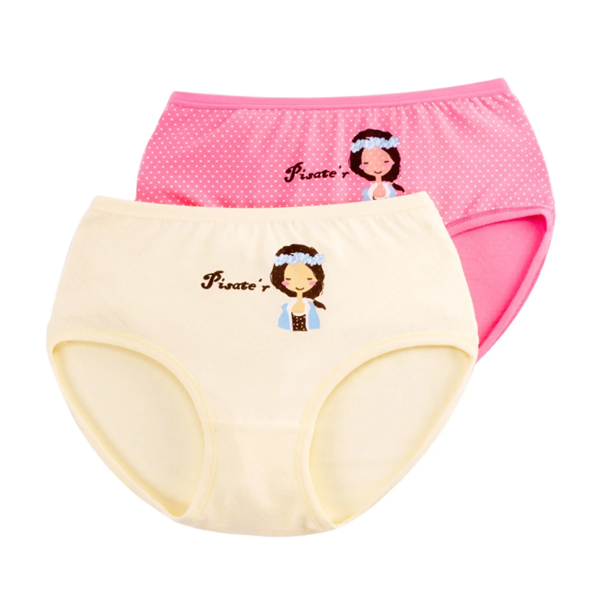 Нижнее белье для девочек Трусики Хлопковые трусы школьников Детские шорты с