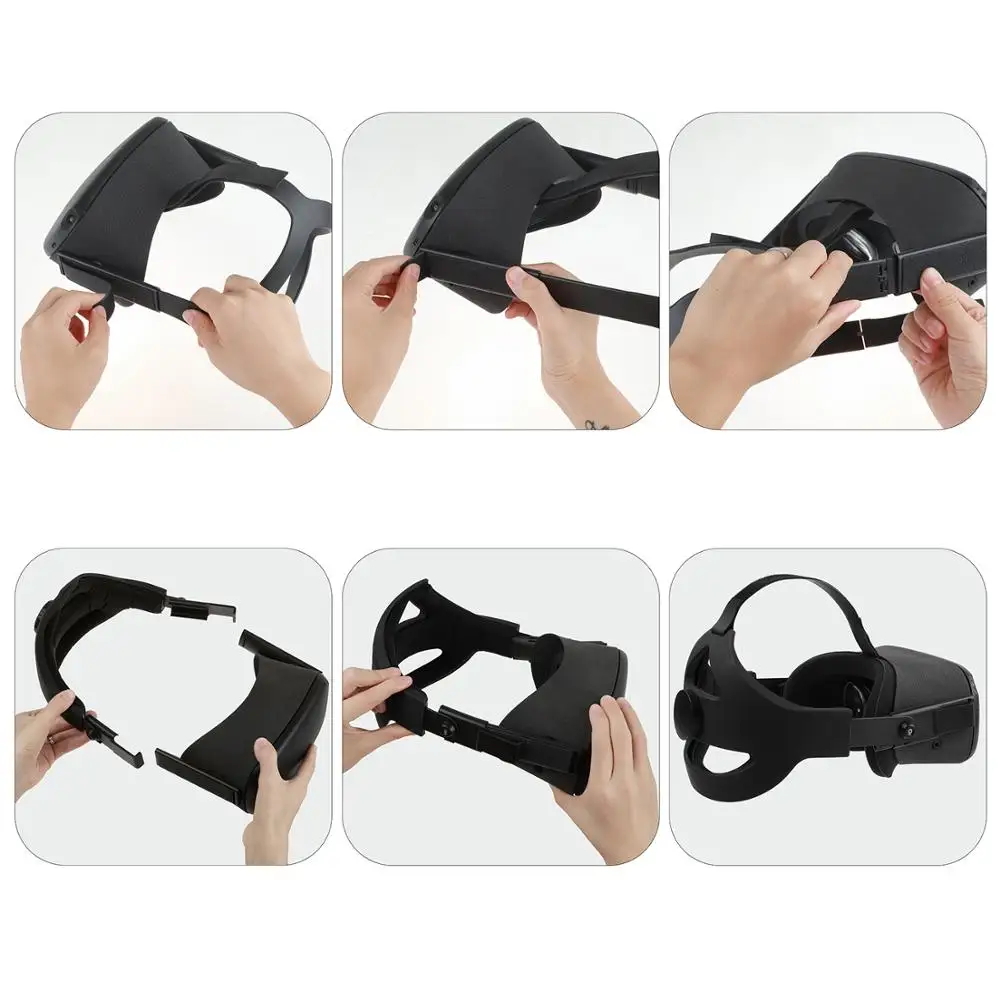 Удобные нескользящие регулируемые накладки на голову с регулируемым давлением