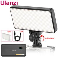 ulanzi vl200 rechargeable camera video light with soft diffuser 5000mah 2500k 9000k smartphone vlog light fill light youtube