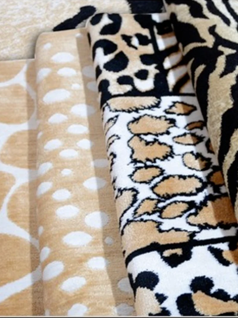 Ширина 150 см ботинки с леопардовым рисунком и бархатной ткани Утолщенной тканый