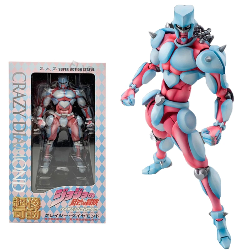 

Medicos Pvc 16Cm Anime Figure Jojo's Bizarre Adventure Crazy Diamond Action Anime Figure Collection Model Toys for Kids