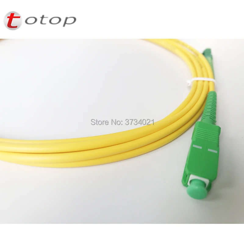 10 шт./лот SC/APC FC/UPC LC/APC SC/UPC Волоконно-оптический кабель SM simplex 3 мм G657B3 ПВХ патч-корд