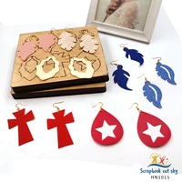 earrings many styles hn1015 muyu wooden mold cutting dies suitable for market general machines