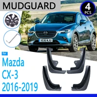 mudguards fit for mazda cx 3 2016 2017 2018 2019 cx3 cx 3 car accessories mudflap fender auto replacement parts