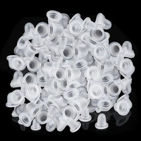 800pcs soft silicone microblading tattoo ink cup cap pigment holder container sl for needle tattoo accessories supply