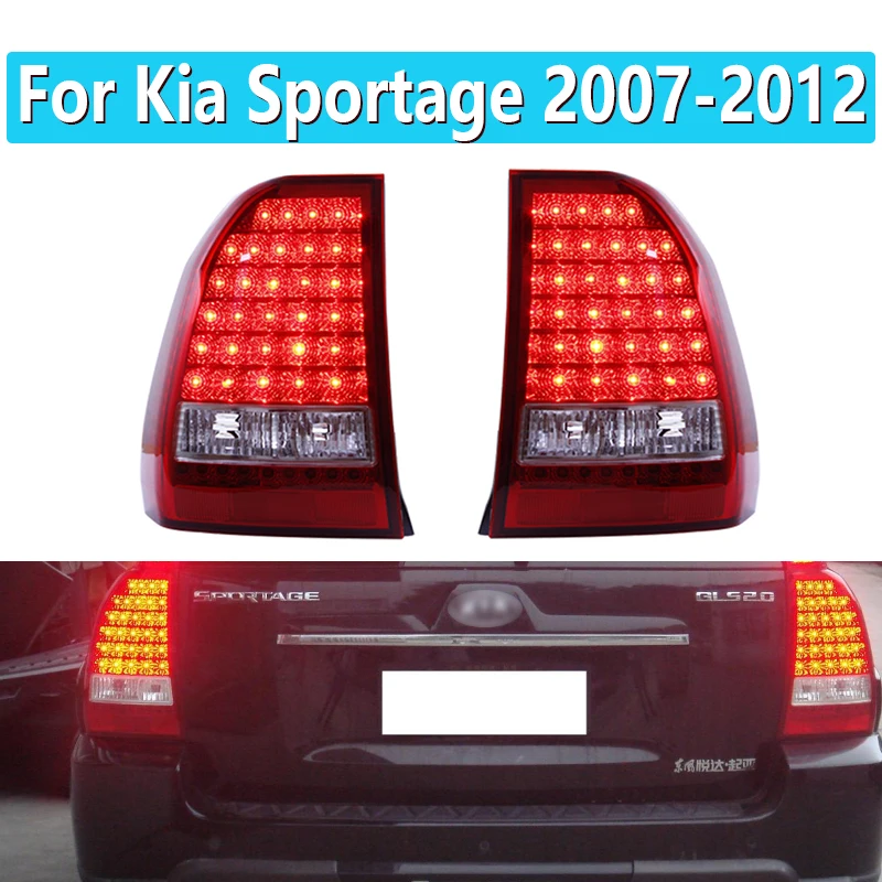 

For Kia Sportage 2007-2012 Modified LED Rear Tail Light assembly Running light LED Brake Light