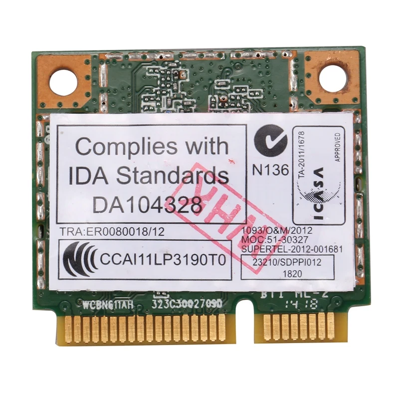 Двухдиапазонная Wi-Fi-карта AR5B22 2 4/5 ГГц 802.11Ac Bluetooth 4 0 Беспроводная WLAN-карта для Lenovo