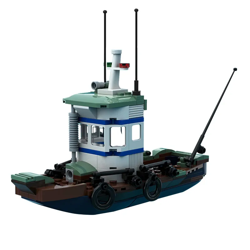 

Creators Small Old Fishing Ship Building Blocks DIY Classic Assembly Boat Model Bricks Idea Eduactional Toys for Kids Xmas Gifts