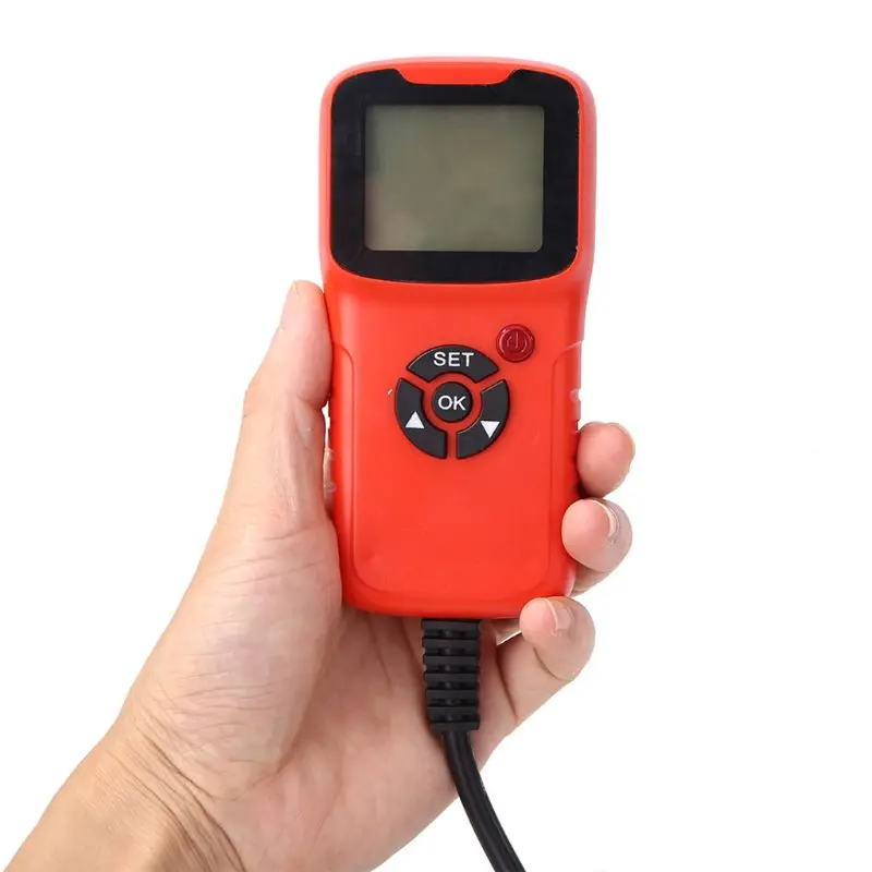

Digital 12V Car Battery Tester Vehicle Car LCD Battery Test Analyzer Auto System Voltage ohm CCA Test Diagnostic Tools