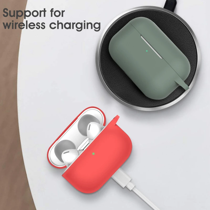 Защитный чехол для Apple airpods Pro Беспроводная Bluetooth-гарнитура новый простой защитный