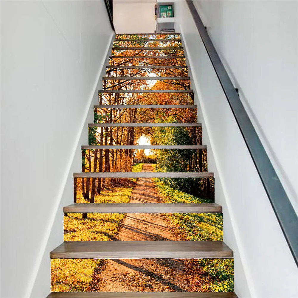 13 шт./компл. креативные наклейки с кленовым лесом и лестницами декоративные