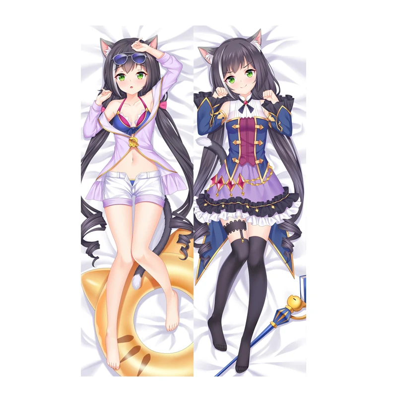 

Game Princess Connect! Re:Dive Kyaru Dakimakura Hugging Body Pillow Case Japanese Otaku Loli Pillow Cushion Cover Bedding Gifts