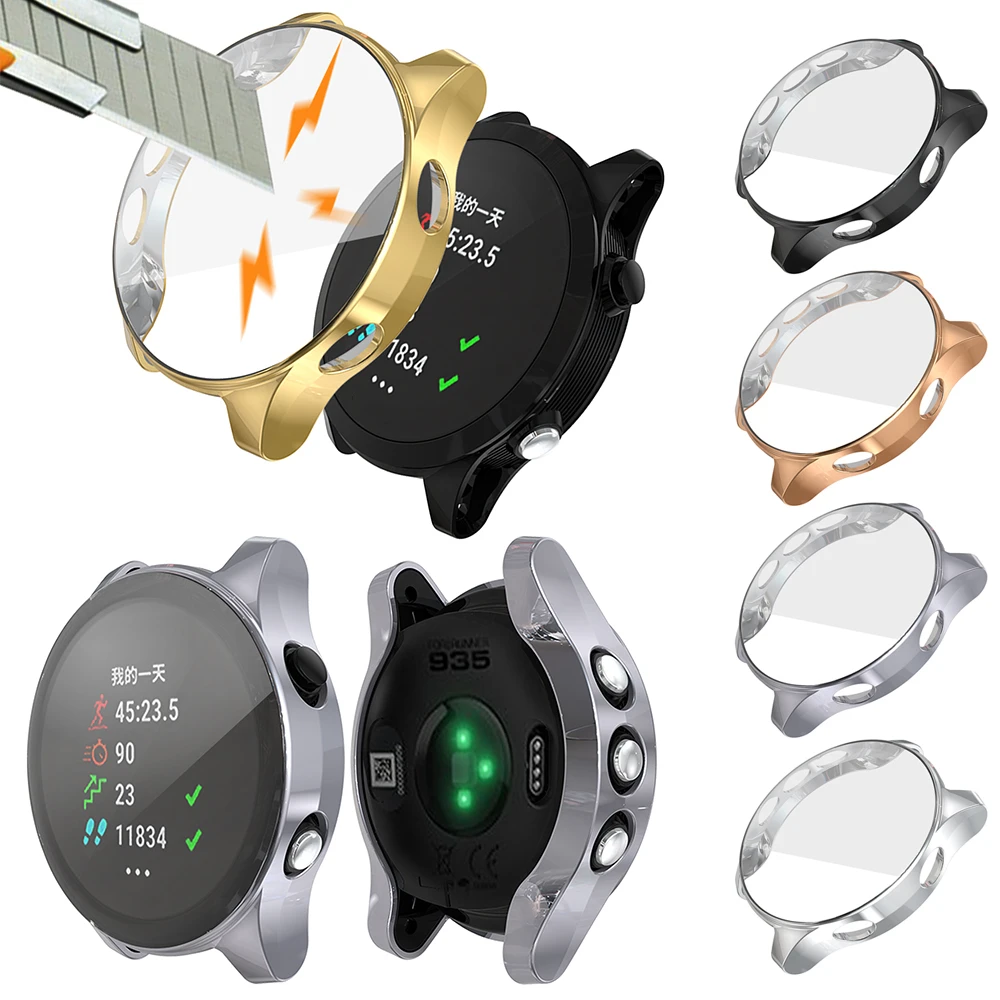 ТПУ чехол для часов Силиконовый Garmin Forerunner 935 945 Гальваническая Противоударная