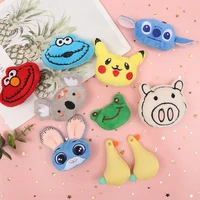 10pcslot plush cartoon animal head toy applique crafts for children socks and gloves accessorie