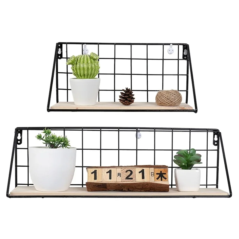 

Home Decoration Accessories Creative Simple Grid Wall Storage Rack Living Room Desktop Decor Shelf Hanging Wall Storage Rack
