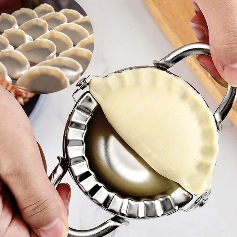 

Dumpling Mold Stainless Steel Ravioli Dumpling Maker Ravioli Form Sculpt Dumplings Jam Maker Dumpling Press Machine Jiaozi Maker
