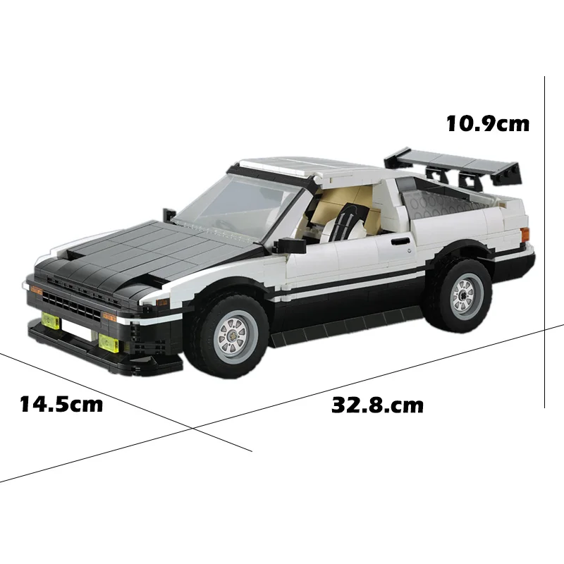 

Cada technic AE86 Racing car model Japanese comics Tofu Cart City speed champions Building Blocks Birthday gift for boys