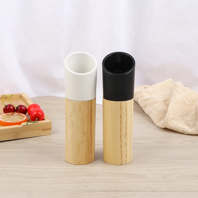 

Wooden Salt and Pepper Mill Spice Nuts Mills Handheld Seasoning Grinder Bottle Cooking Home Decoration Kitchen BBQ Tools