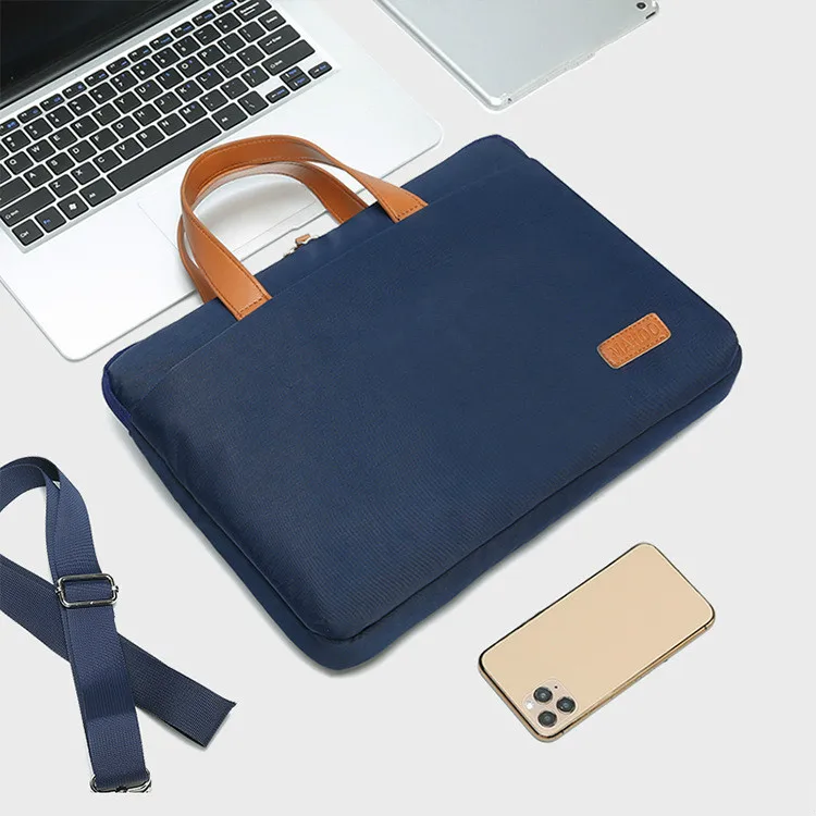 Women Portable Shockproof Laptop Briefcases Computer Bag Business Document Tote Ladies Handbag Messenger Pouch Accessories Stuff
